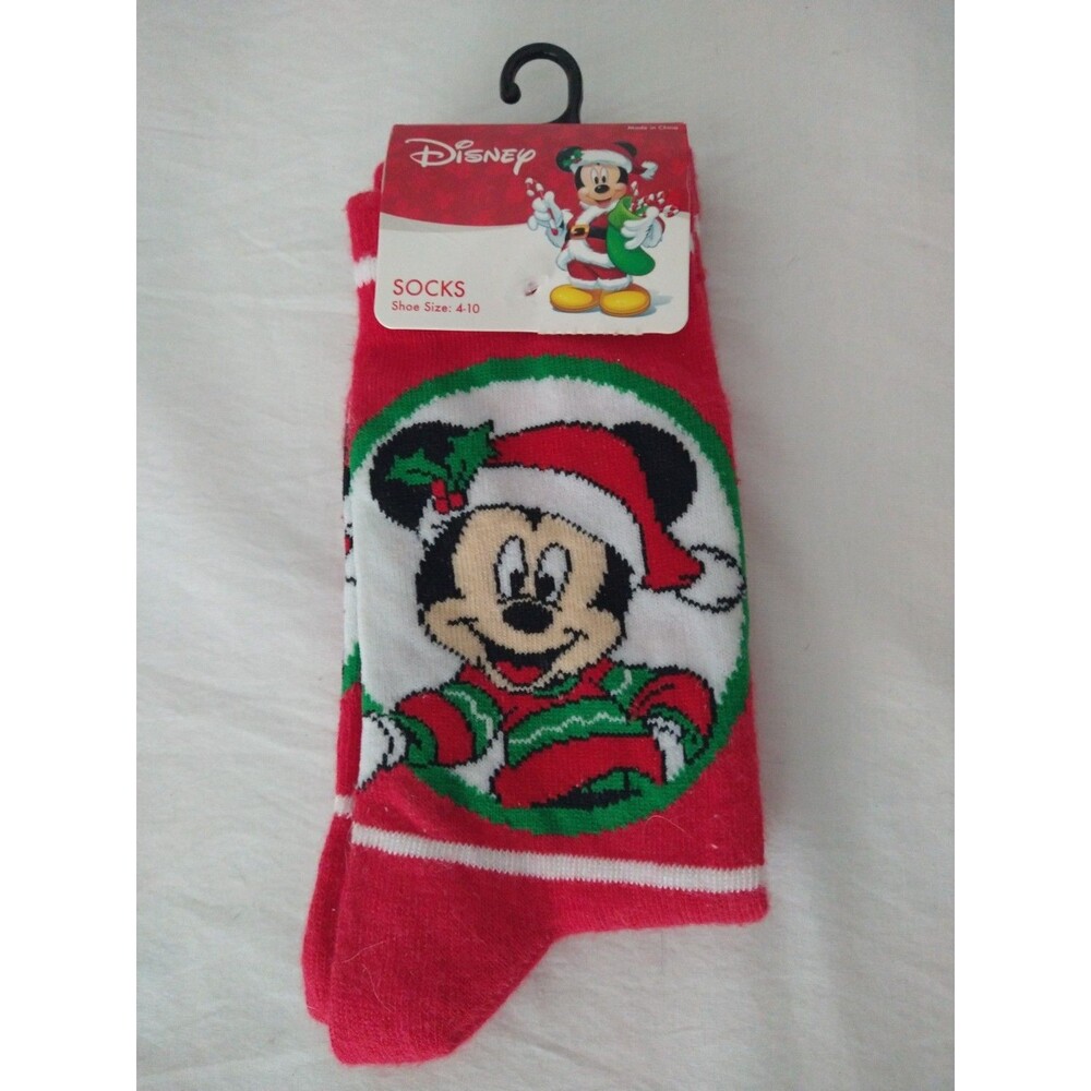 Mickey Mouse Socks Disney Christmas Holiday